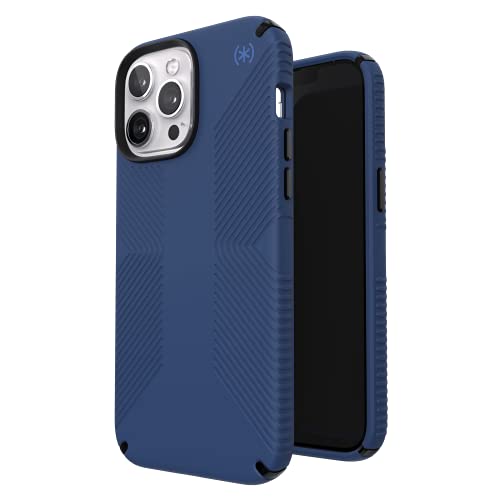 Speck Presidio2 Grip Case for Apple iPhone 13 Pro Max / 12 Pro Max Coastal Blue and Black