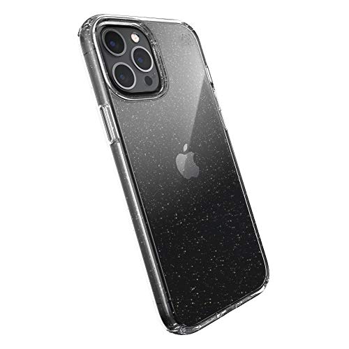 Speck Products Presidio Perfect-Clear + Glitter iPhone 12 Pro Max Case