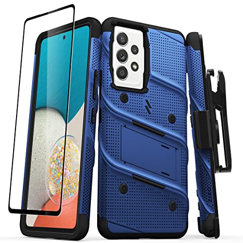 ZIZO Bolt Bundle for Samsung Galaxy A53 5G Case with Screen Protector Kickstand Holster Lanyard