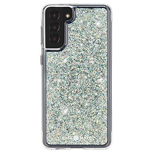 Case-Mate - Twinkle - Case for Samsung Galaxy S21 Plus 5G - Glitter Foil Elements - 10 ft Drop Protection - 6.7 inch - Stardust