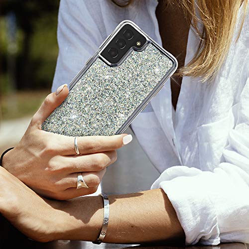 Case-Mate - Twinkle - Case for Samsung Galaxy S21 Plus 5G - Glitter Foil Elements - 10 ft Drop Protection - 6.7 inch - Stardust