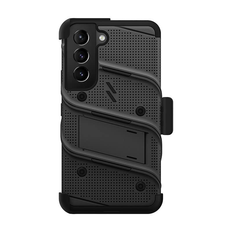 ZIZO Bolt Bundle for Samsung Galaxy S22 Case with Screen Protector Kickstand Holster Lanyard