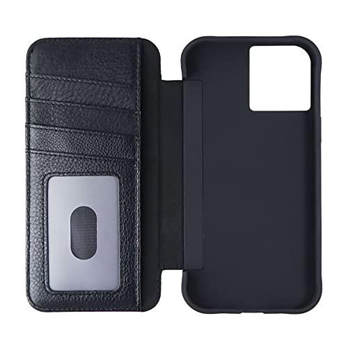 Case-Mate - Tough Leather Wallet Folio - Case for iPhone 12 Pro Max (5G) - Holds 4 Cards + Cash - 6.7 Inch