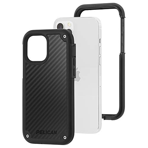 Pelican - Shield Series - Kevlar Case for iPhone 13 Pro - Heavy Duty Protection W/Included Belt Clip Holster - 21 ft Drop Protection - 6.1 Inch - Kevlar