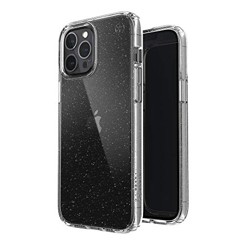 Speck Products Presidio Perfect-Clear + Glitter iPhone 12 Pro Max Case