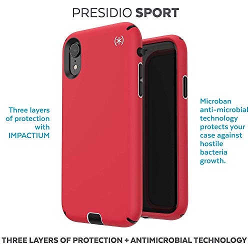 Speck Products Compatible Phone Case for Apple iPhone XR, Presidio Sport Case