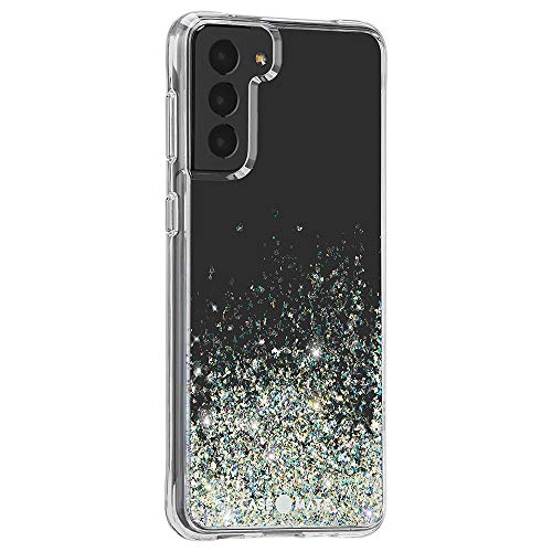 Case-Mate - Twinkle Ombre - Case for Samsung Galaxy S21 5G - Glitter Foil Elements - 10 ft Drop Protection - 6.2 inch