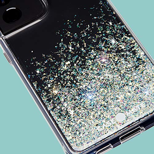 Case-Mate - Twinkle Ombre - Case for Samsung Galaxy S21 Ultra 5G - Glitter Foil Elements - 10 ft Drop Protection - 6.8 inch - Stardust